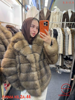 Шуба женская из искусственного меха - Fiona фото 2