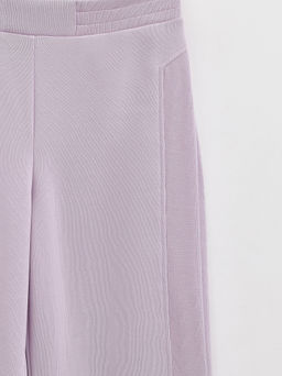 CONTE Брюки из футера с фактурными вставками по бокам LBK 2583 lavender - Conte elegant фото 7