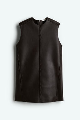 Vestido revestido con detalle trenzado