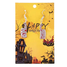 Цена за 3 шт. Карнавальные серьги «Ножи», цвета МИКС