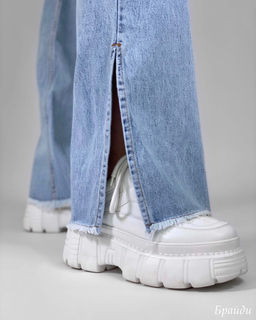 Джинсы Брайди (голубой) Турция - Nadi bordo фото 6