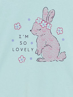 Bisiklet Yaka K?z ?ocuk Ti??rt - Waikiki фото 2