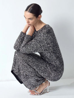 EMKA // Платье миди с пайетками  фото 2