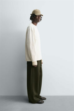 HEAVYWEIGHT LONG SLEEVE T-SHIRT WITH STUD - Zara фото 4