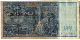 Банкнота 100 марок 1910 года Германия