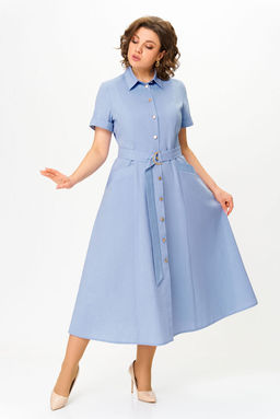 Платье Swallow 822 голубой фото 7