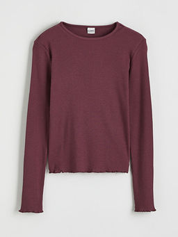 Bisiklet Yaka K?z ?ocuk Ti??rt