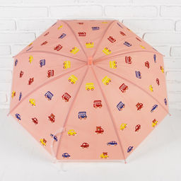 Зонт детский Траспорт 80*80*65 см МИКС, d: 80 см, трость:65 см - Simaland фото 6