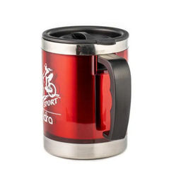 LR04-31 термокружка LARA - 400мл, высота 11см, диаметр 8см, стальная внутренняя поверхность  фото 2