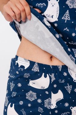 Женская новогодняя пижама с шортами Happyfox