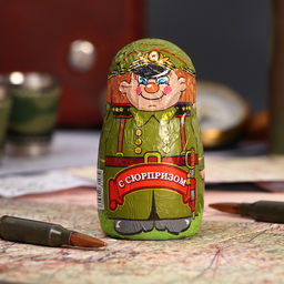 Цена за 2 шт. УЦЕНКА Кондитерское изделие Солдатики с сюрпризом, 35 г (до 10.07.2025)