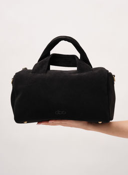 Замшевая сумка Bowling DBR 31378 черный