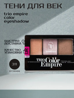 TF Тени для век Трехцветные компактные Trio Empire Color Eyeshadow тон311 песчаная дюна