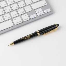 Ручка шариковая, синяя паста, пластик С 23 февраля - Artfox фото 2