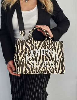 Сумка Lanotti WILD SIDE 2504-2/черный зебра