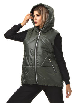 ЖИЛЕТКА М-531 ТЕМНЫЙ ХАКИ - А+б коллекция фото 8