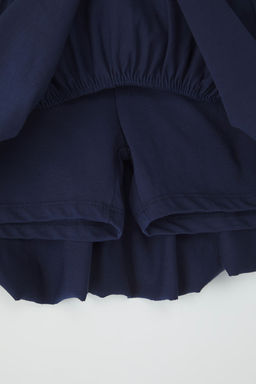 TRENDYOLMILLA Lacivert Etegi F?rf?rl? Mini Esnek Orme Etek TWOSS25ET00086  фото 7