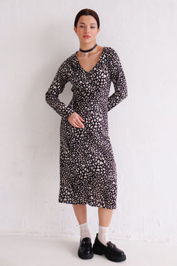 11437 Платье чёрно-серое - Martichelli фото 2