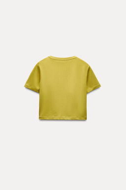 CROPPED STRETCH T-SHIRT - Zara фото 30