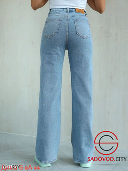 Женские широкие прямые джинсы - Bruno фото 9