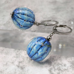 Серьги из муранского стекла AMAZONIA LS3013 - Vloes фото 2