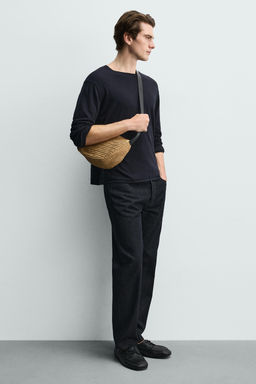 BOLSO DE HOMBRO TRENZADO / Blanco Crudo - Zara фото 3