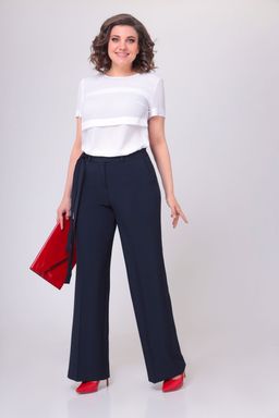 Блуза Swallow 803.2 черный+серебряный узор фото 387