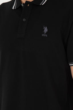 Мужская черная базовая футболка - U.s. polo assn фото 14