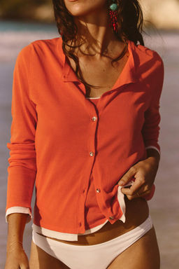 DOUBLE LAYER KNIT CARDIGAN - Zara фото 4