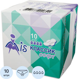"MIS" Прокладки гиг. Комфорт Классик Софт 10 шт., 4 кап., 215 мм. 203