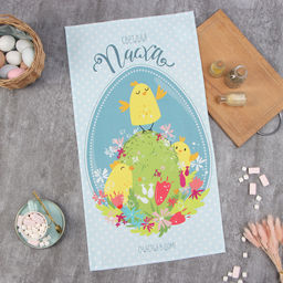 Полотенце Этель Пасха 40х73 см, 100% хл, саржа 190 гр/м2  фото 6