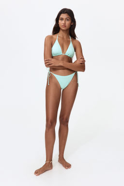 Top de bikini triangular con relleno - H&m фото 11