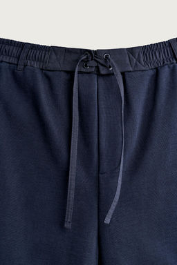 BERMUDA JOGGER CINTURA COMBINADA / Marino - Zara фото 9