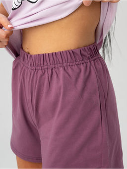 Шорты Пижама "Снупи" девочка с шортами