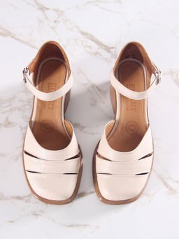 Босоножки 5032.23663be.Бежевый+коричневый