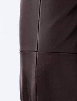 Прямые брюки из искусственной кожи - Vilatte фото 4