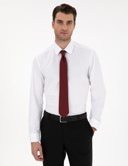 Beyaz Regular Fit Uzun Kollu Basic G_mlek