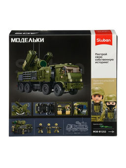 Конструктор «Модельки. ПВО Ракетный комплекс», 669 деталей