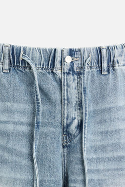 RELAXED FIT JOGGER WAIST JEANS - Zara фото 9