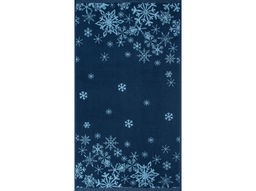 Полотенце махровое 6с103.412ж1 Снежинки-арт(джинс) 50х90см