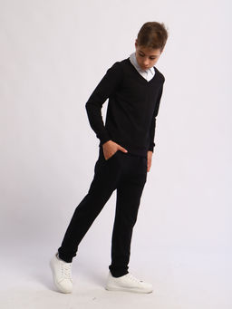 Джемпер-обманка "Альберт-1" черный