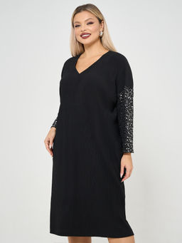 Платье 0050-10 чёрный - Dora фото 4