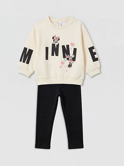 Minnie Mouse Bask?l? K?z Bebek Tak?m