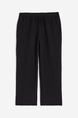 Pantalon sin cierre en mezcla de lino - H&m фото 6
