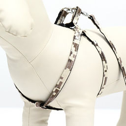 Комплект амуниции двухслойный, размер S, поводок 120 х 1 см, ОШ 24-38 см, ОГ 29-41 см, камуфляж 968 - Пижон фото 6