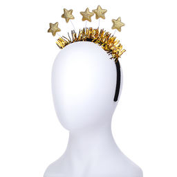 Ободок карнавальный "Звезды" в пакете