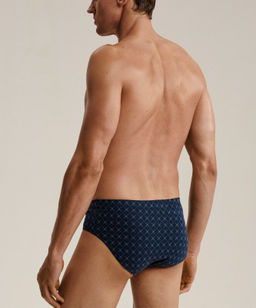 ATLANTIC 3MP-205 Трусы классика Check - набор 3 шт. океан + темно-синий + коричневый  фото 3