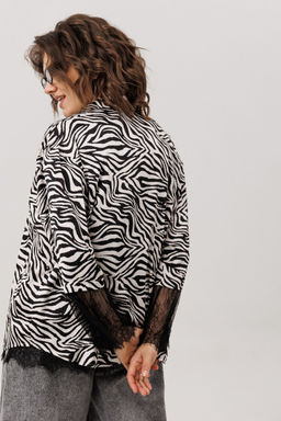Блуза ANELLI 1801 зебра  фото 10