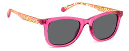 Солнцезащитные очки Polaroid Kids PLD 8060/S Розовый, детские  фото 3