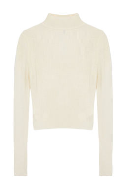 Tas Crop Dik Yaka Triko Kazak TWOAW24KZ01206